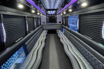 Palmdale Party Bus Interior
