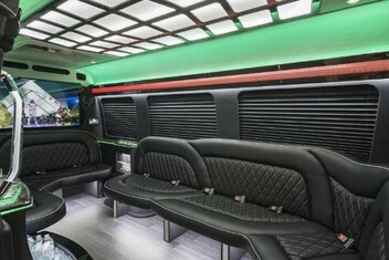 Palmdale Sprinter Party Bus Interior