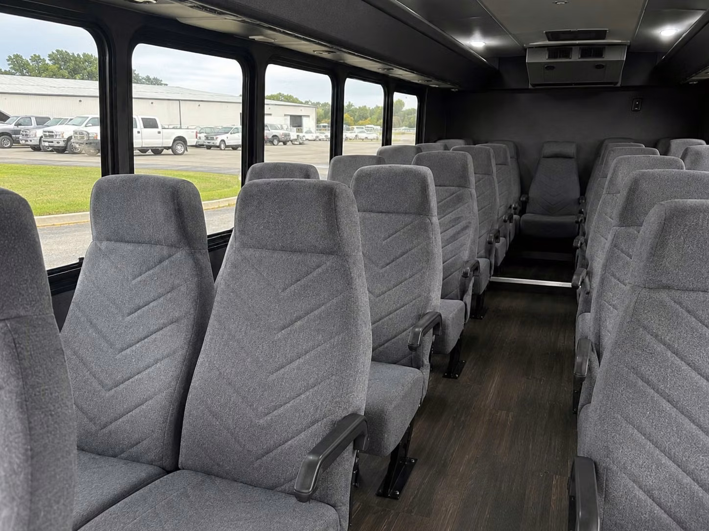 15 passenger minibus inside