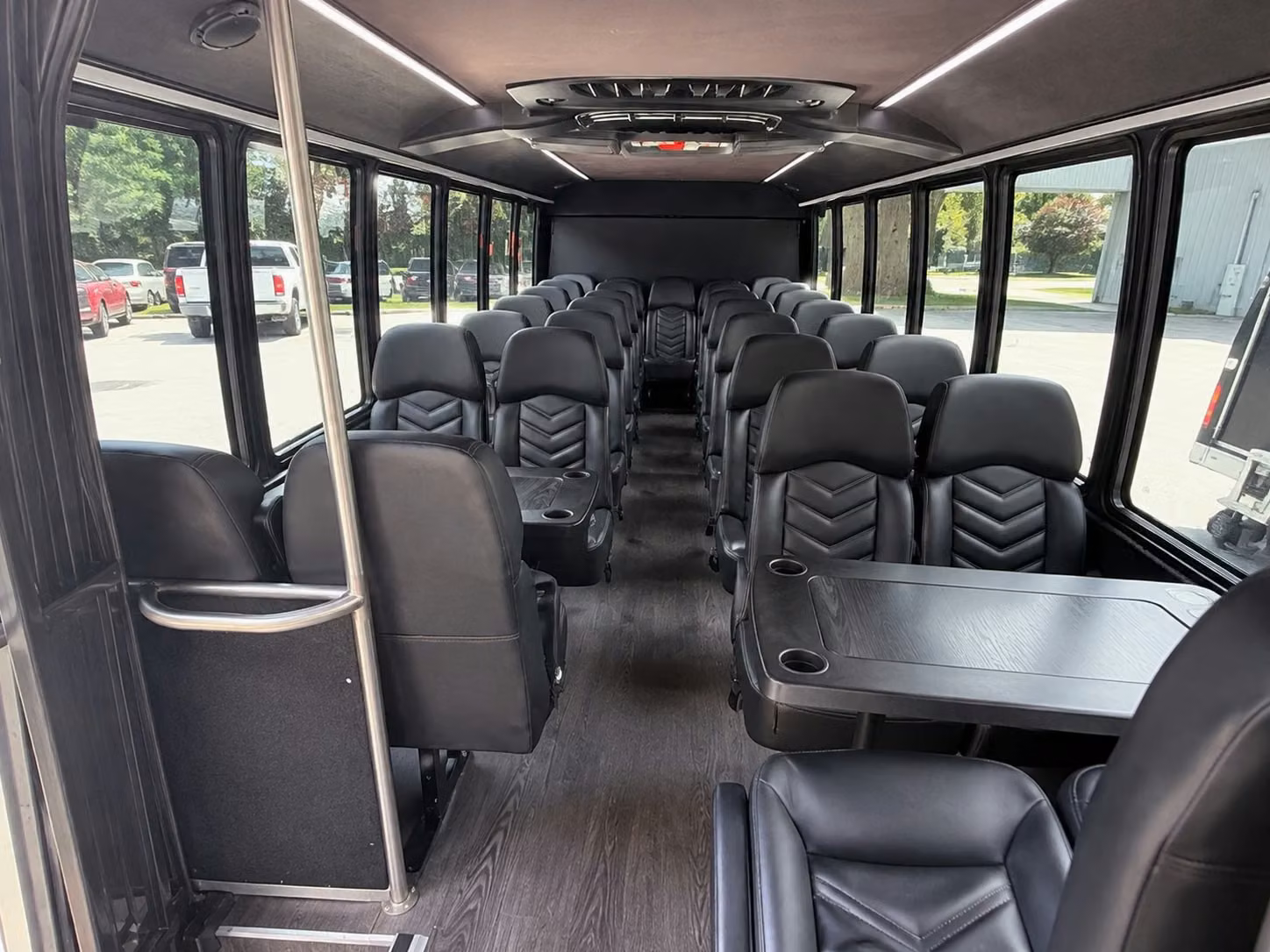 18 passenger minibus inside