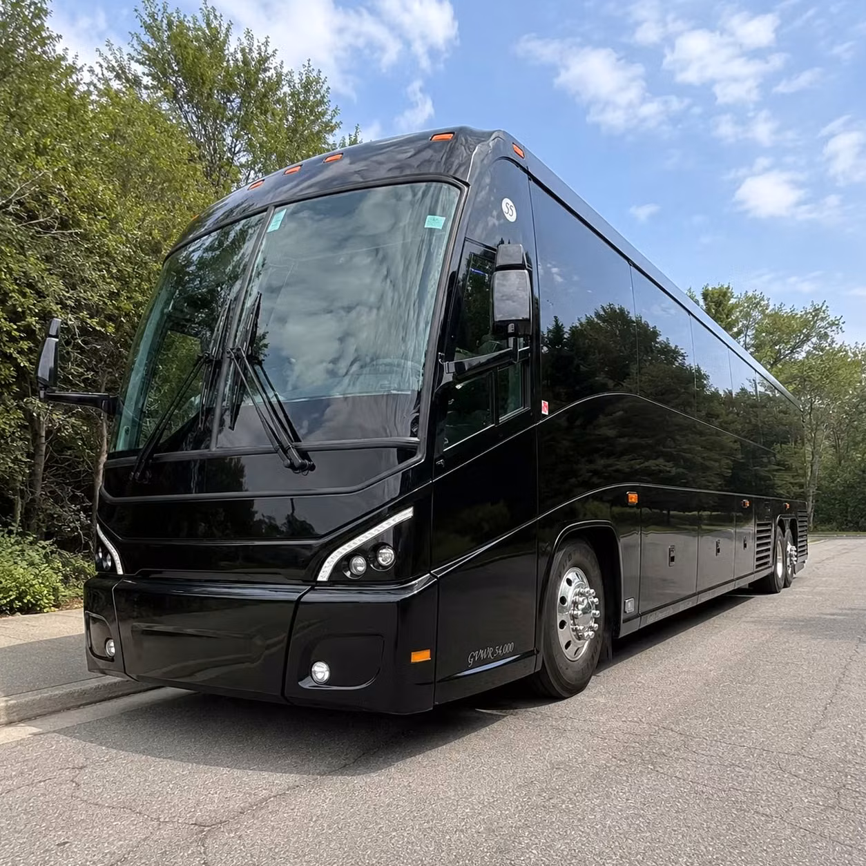 call to book charter buses for aerospace and defense contractor shuttles in palmdale