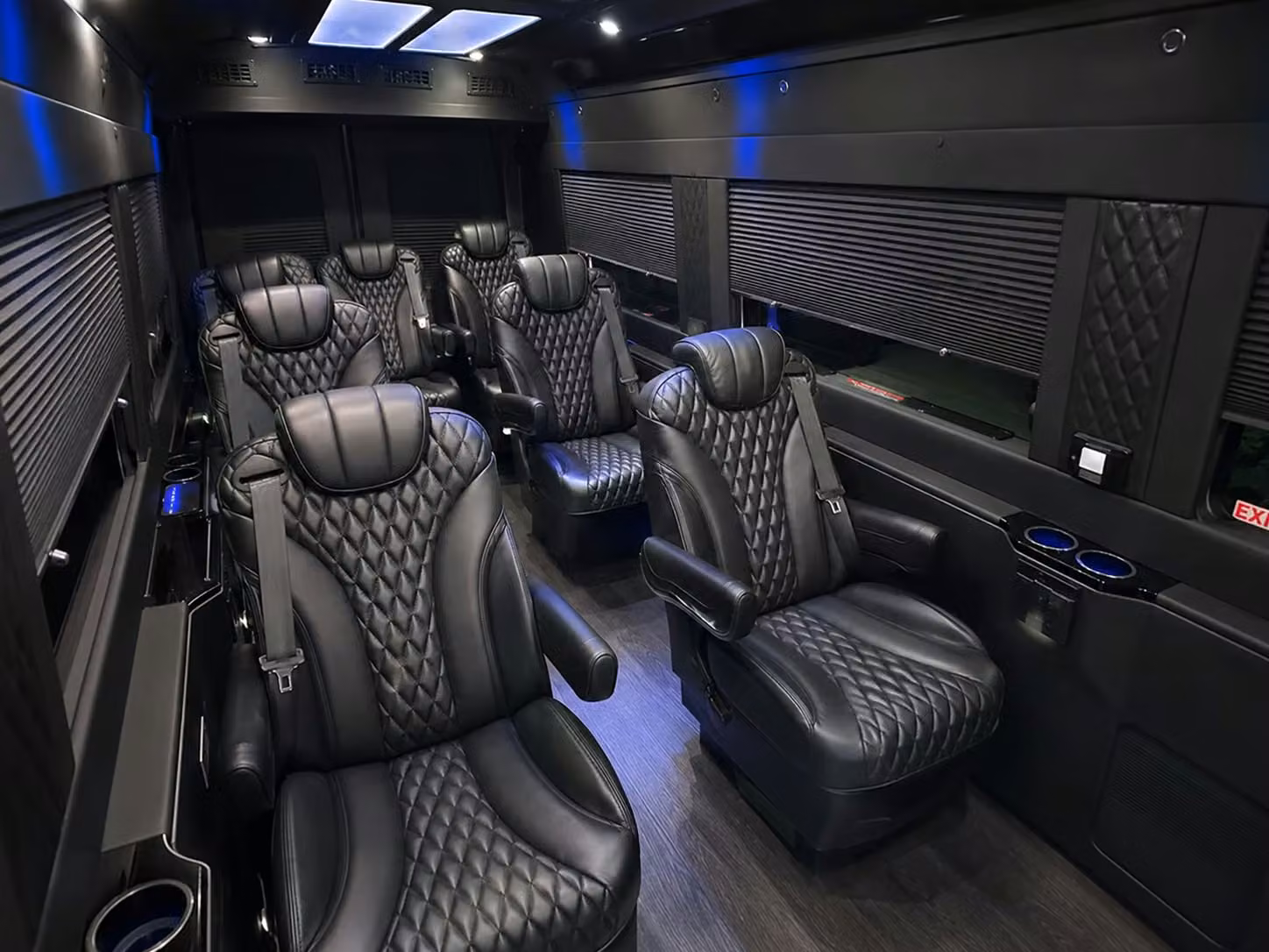 sprinter van with driver inside