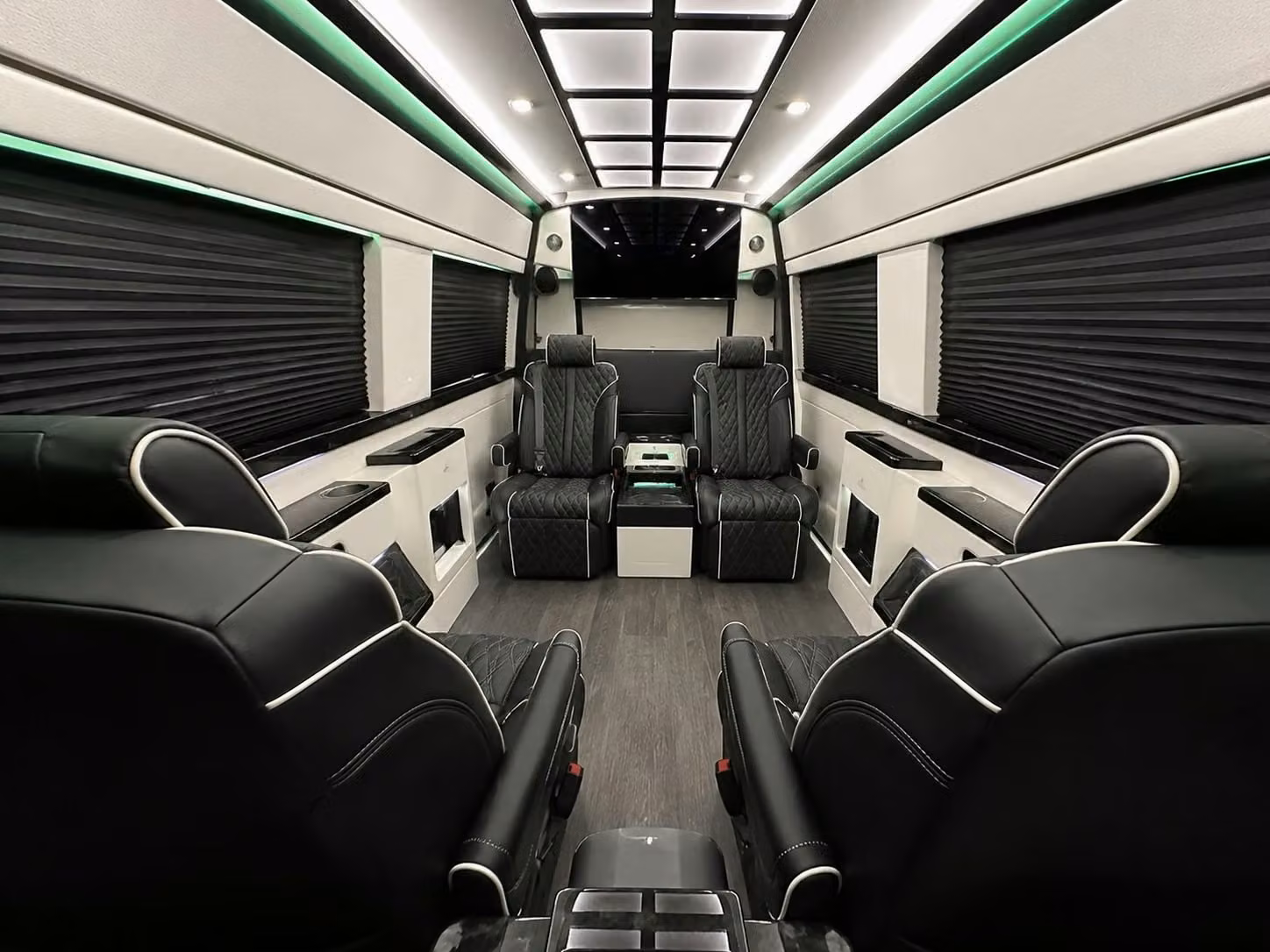 sprinter van with driver interior